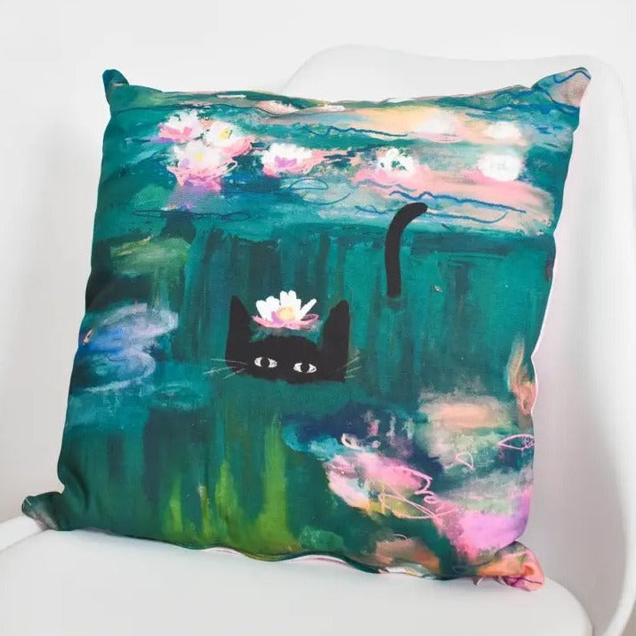 Clawed Monet cushion case