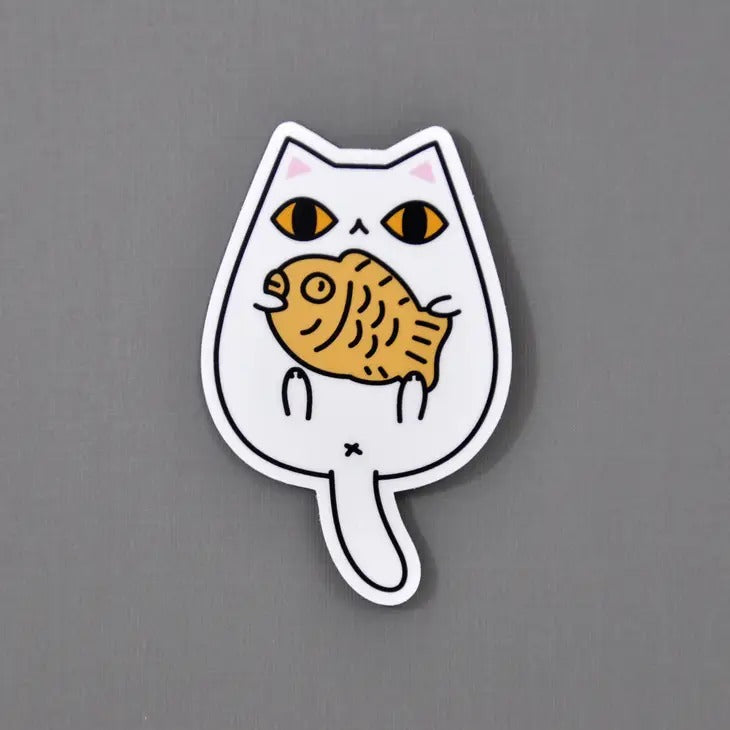 Taiyaki Cat vinyl sticker