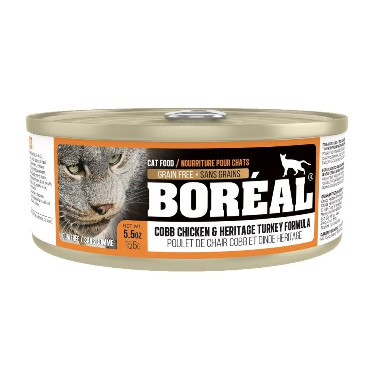 Boreal cobb chicken and heritage turkey