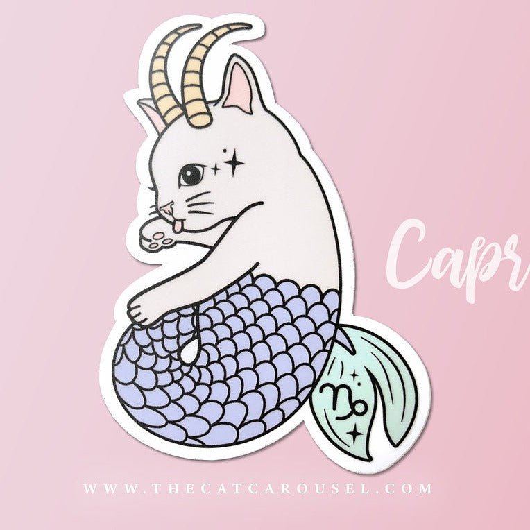 Capricorn zodiac sticker