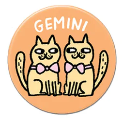 Gemini Catstrology magnet