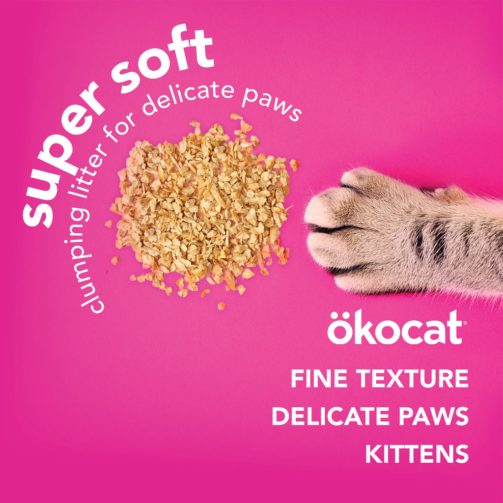 Okocat Super Soft Clumping Wood Cat Litter