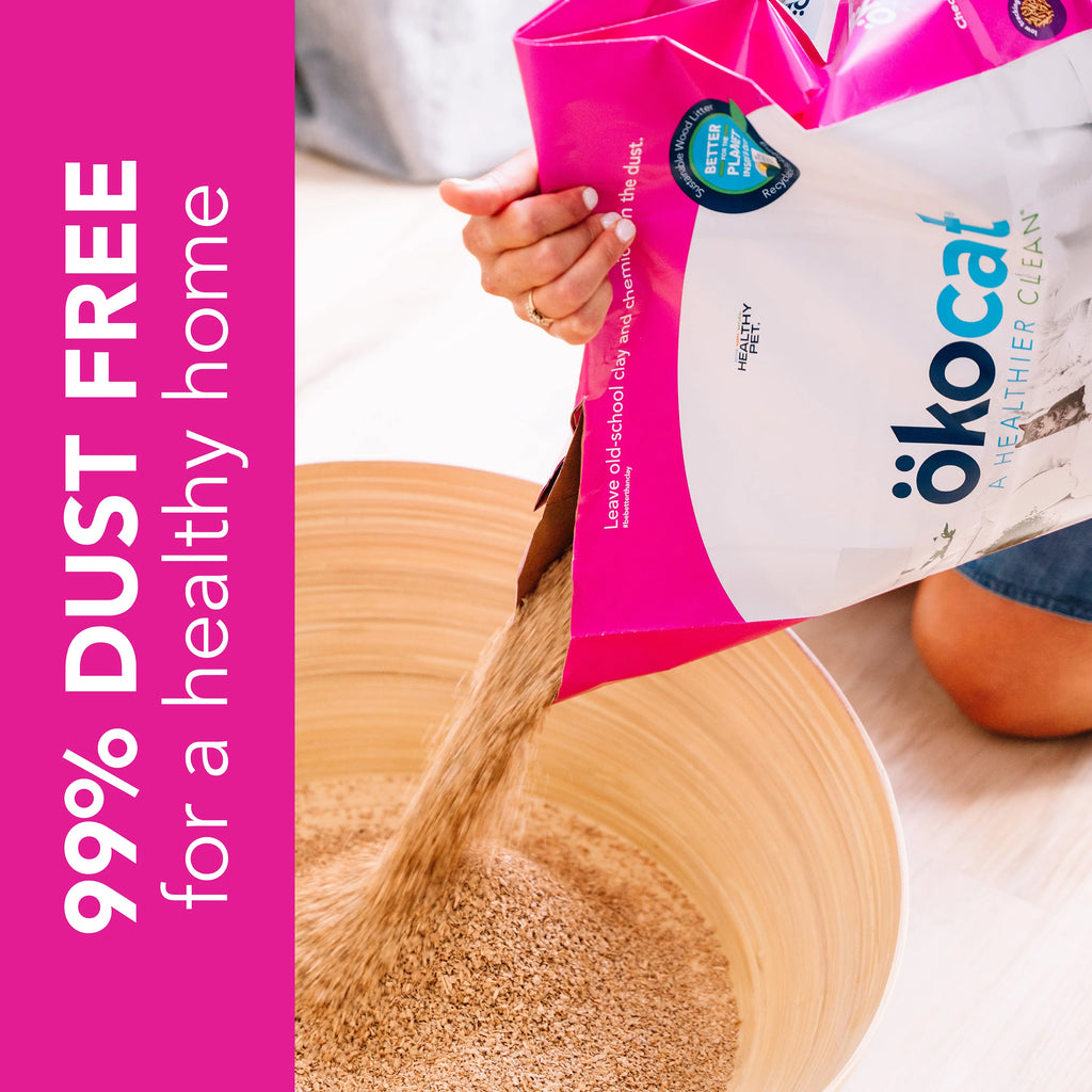 Okocat Super Soft Clumping Wood Cat Litter