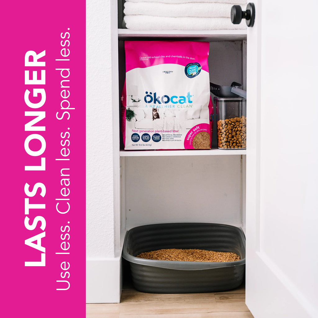 Okocat Super Soft Clumping Wood Cat Litter