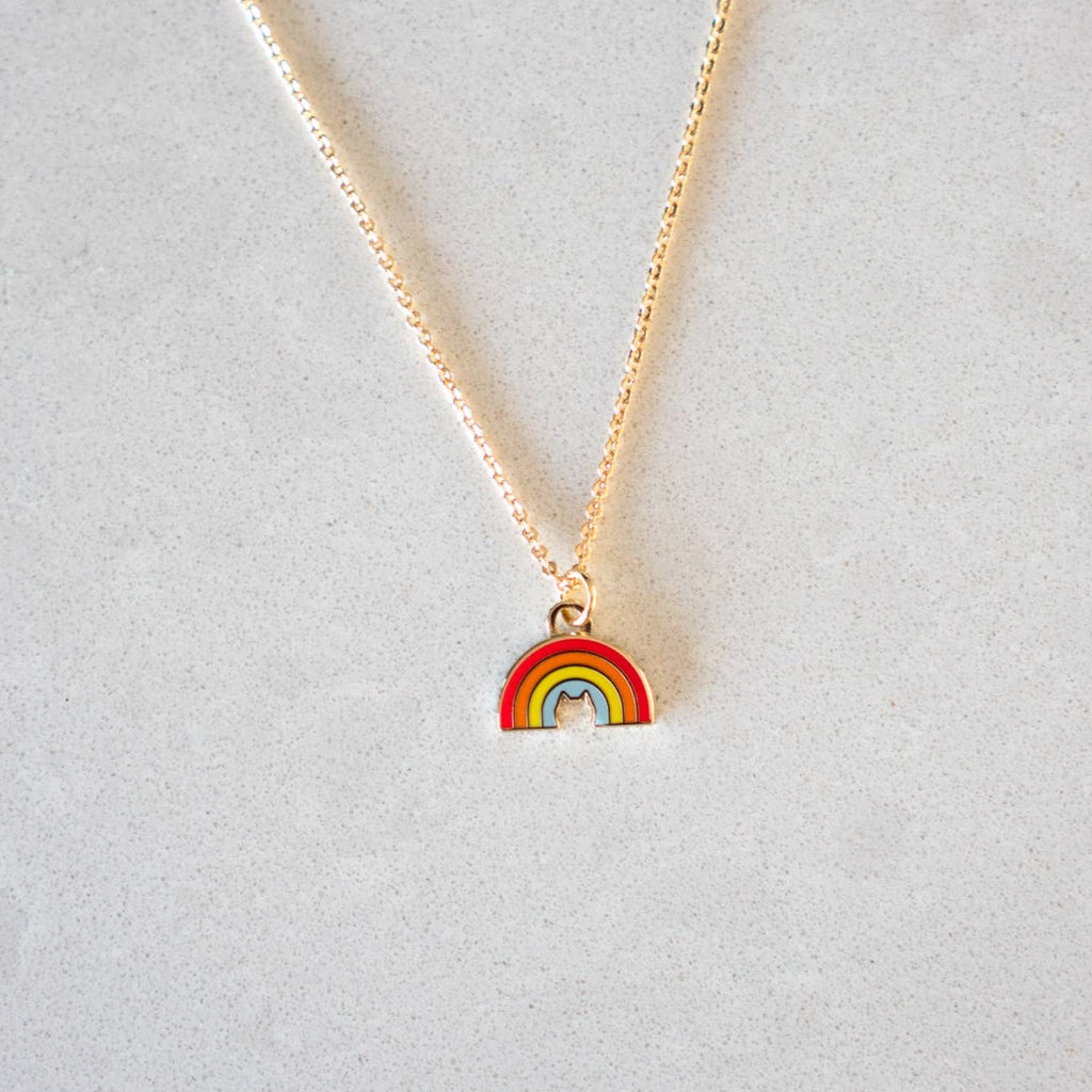 Cat Rainbow necklace