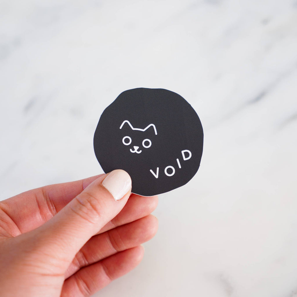 Void Black Cat Vinyl Sticker