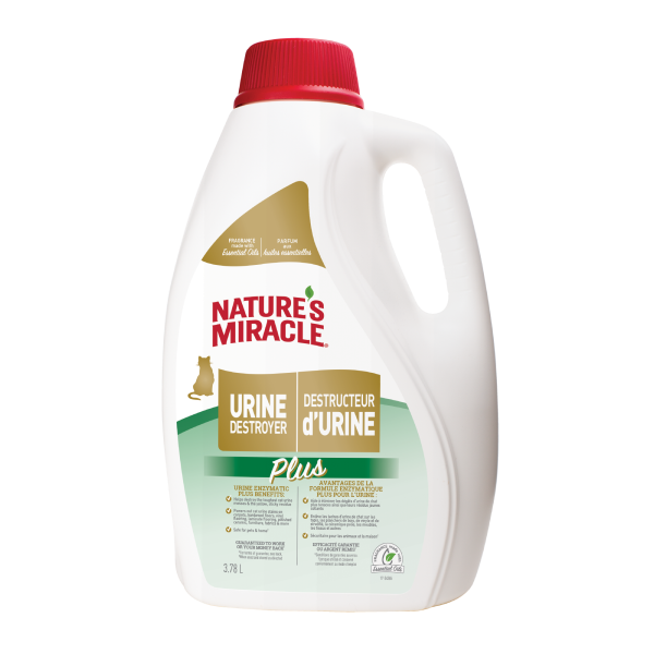 Nature's Miracle Cat Urine Destroyer Plus 128oz Kitties Cream