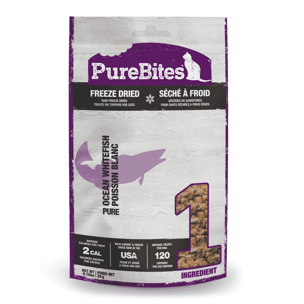 PureBites Freeze-Dried Ocean Whitefish Cat Treats