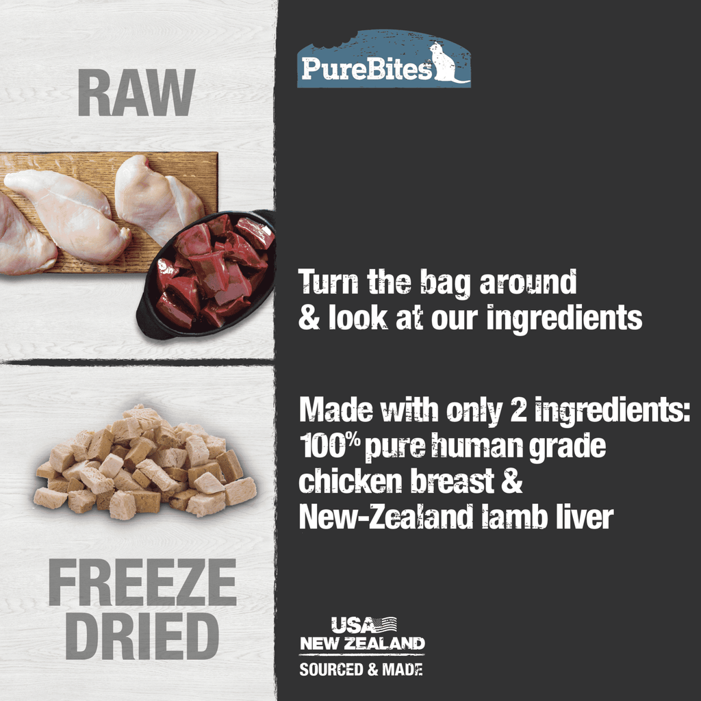 PureBites Freeze-Dried Chicken & Lamb Cat Treats