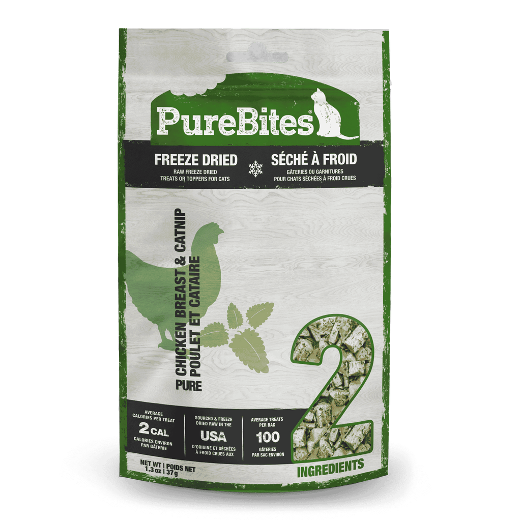 PureBites Freeze-Dried Chicken & Catnip Cat Treats