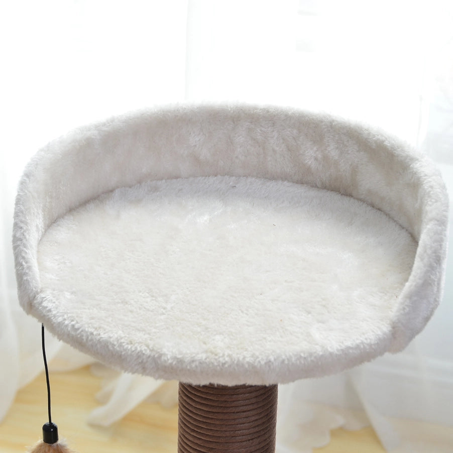 Nirvana cat tree with hammock and feather toy