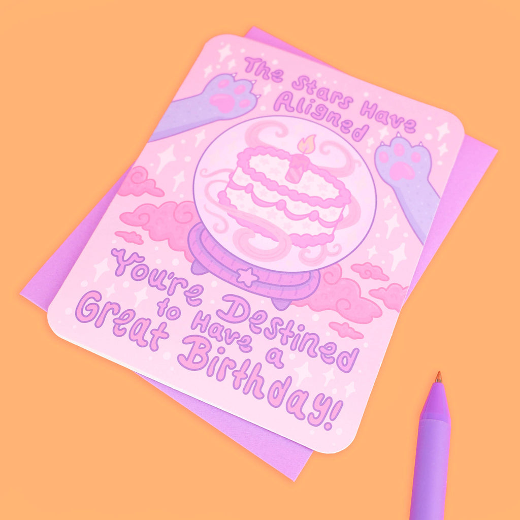 The Stars Have Aligned You're Destined to Have A Great Birthday Blank Greeting Card