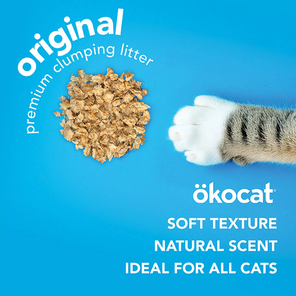 Okocat Original Premium Clumping Wood Cat Litter