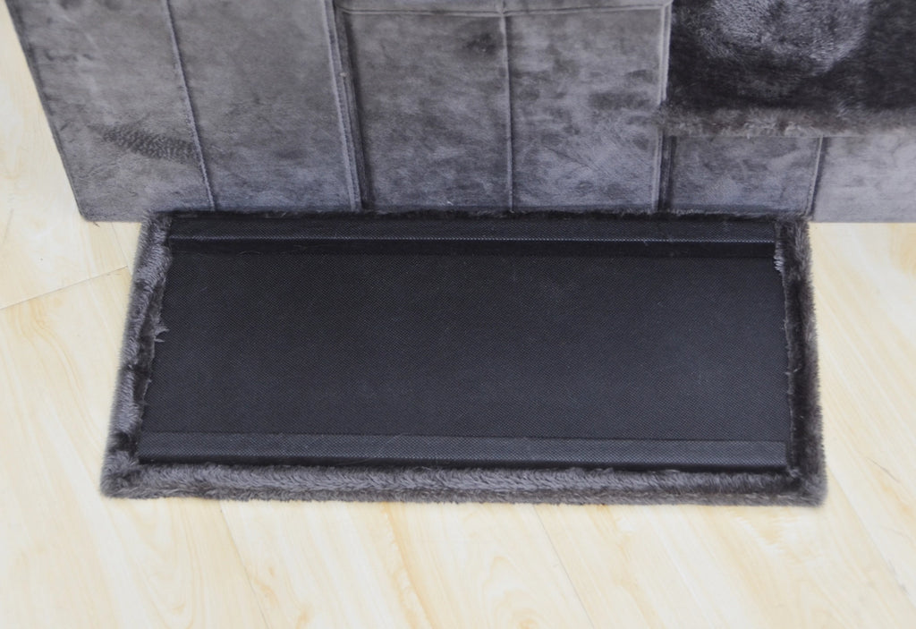 Charcoal 2-in-1 foldable pet stairs