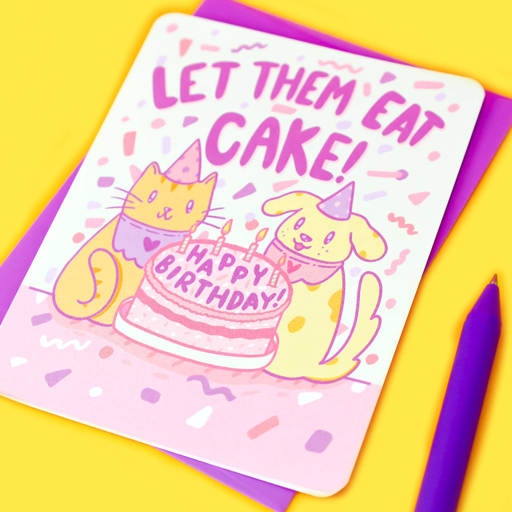 Let Them Eat Cake Birthday Card