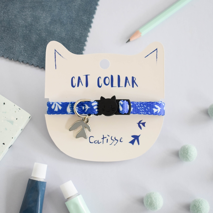 Henri Catisse Breakaway Cat Collar with Charm