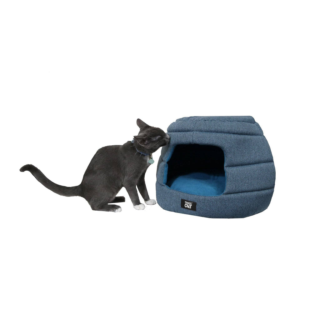 "The Meowbile Home" Convertible Cat Cave Bed