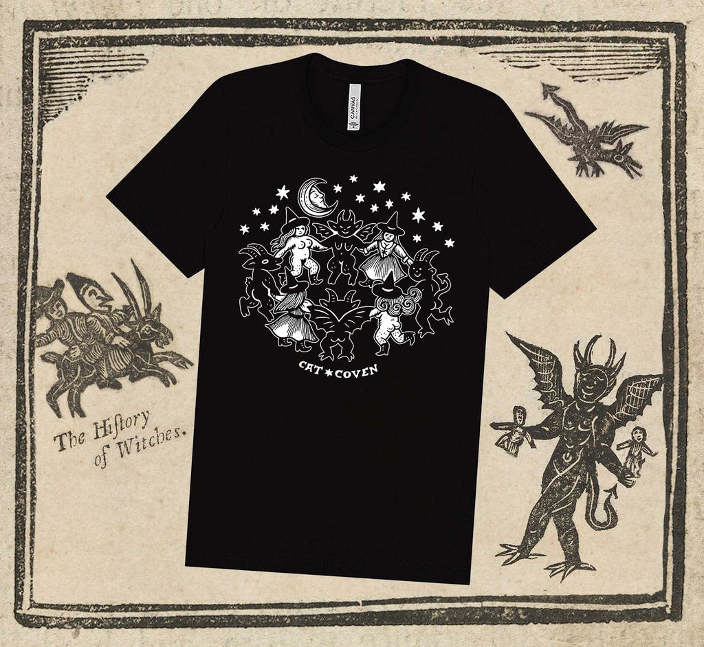 Circle of Friends Witches and Demons Universal Screen Printed Bella + Canvas T-shirt