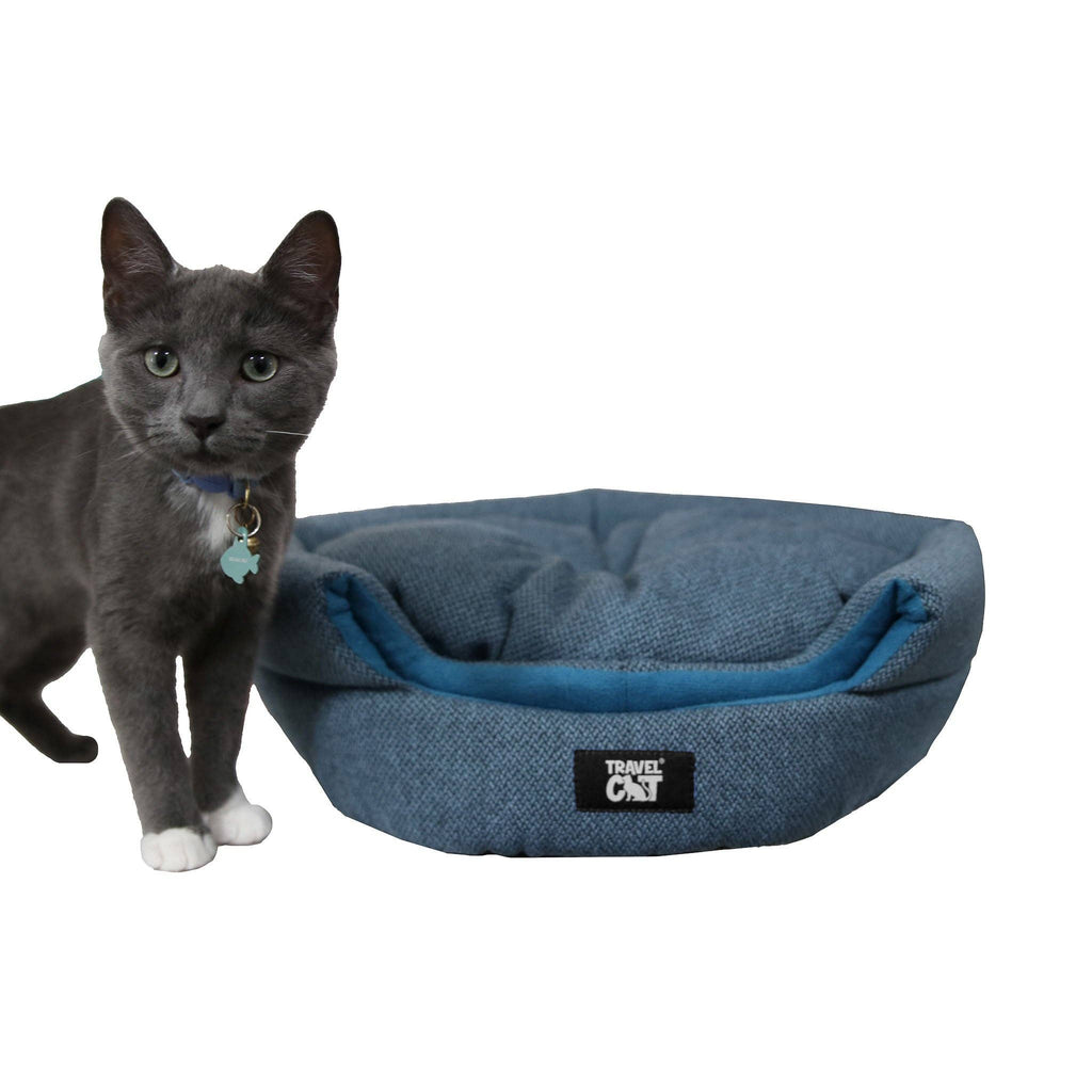 "The Meowbile Home" Convertible Cat Cave Bed