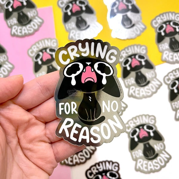 Crying For No Reason sticker