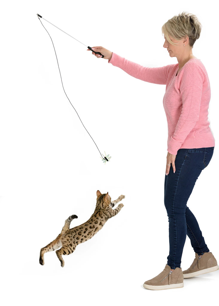 Rompicatz Critter Collector Cagonfly Attachment for Classic Rod Wand Cat Toy