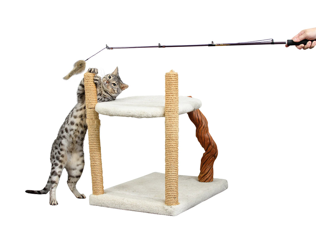 Rompicatz Critter Collector Brawny Mouse Attachment for Classic Rod Wand Cat Toy