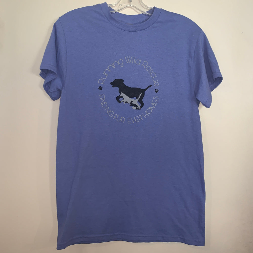 Running Wild Rescue Finding Fur Ever Homes t-shirt