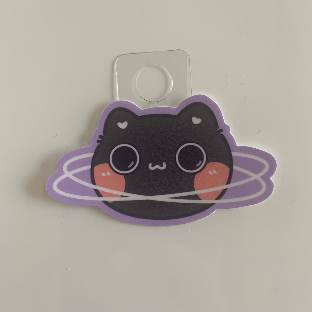 Planet Cat mini sticker