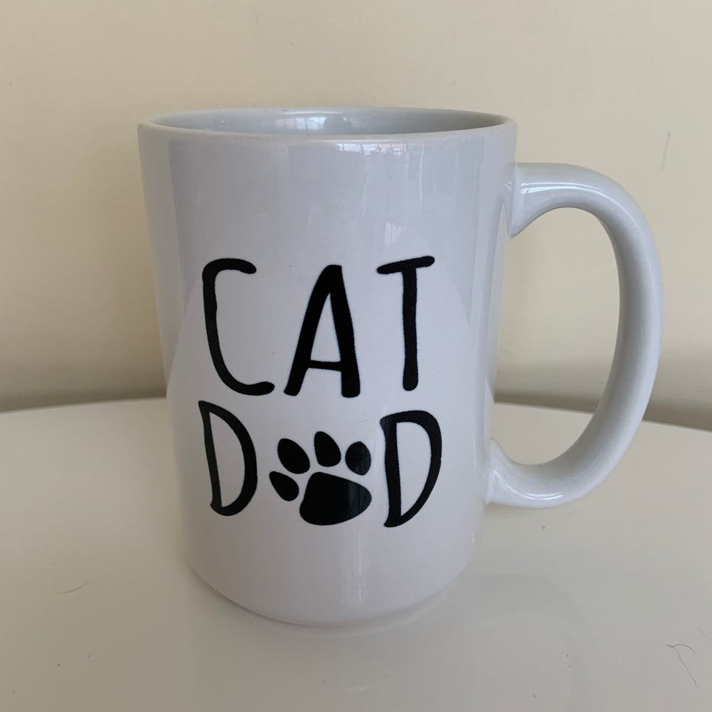 Cat Dad paw mug