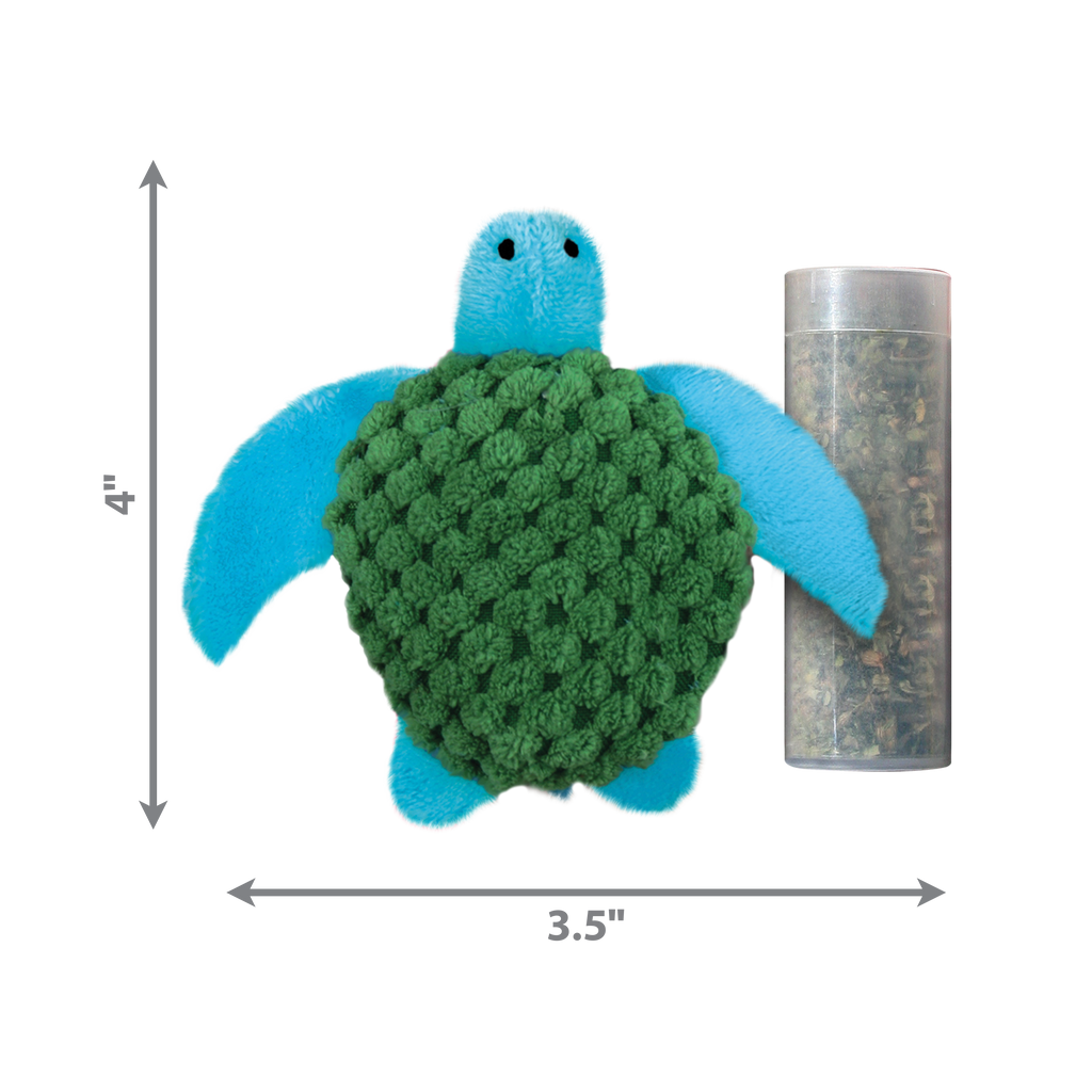 KONG Turtle Refillable Catnip Toy