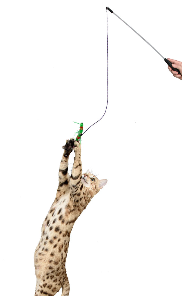 Rompicatz Critter Collector Cattipeed Attachment for Classic Rod Wand Cat Toy