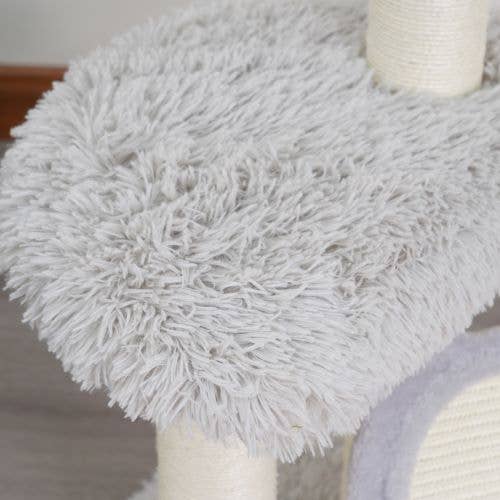 Rockview 3-level Shag Fur Cat Tree