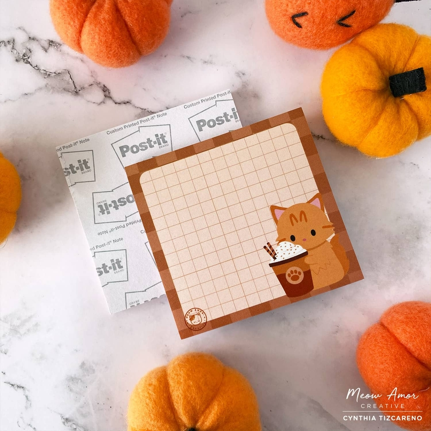 Pumpkin Spice sticky notes