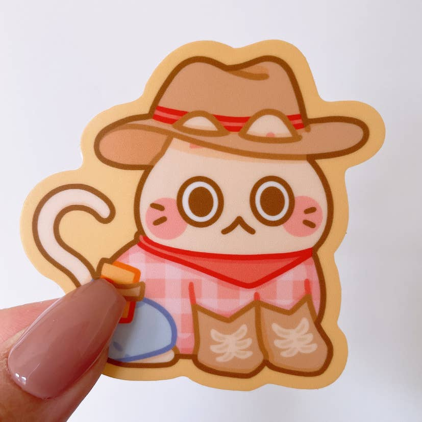 Cowboy Cat sticker