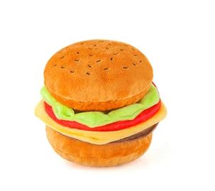 American Classic Hamburger Plush Cat Toy