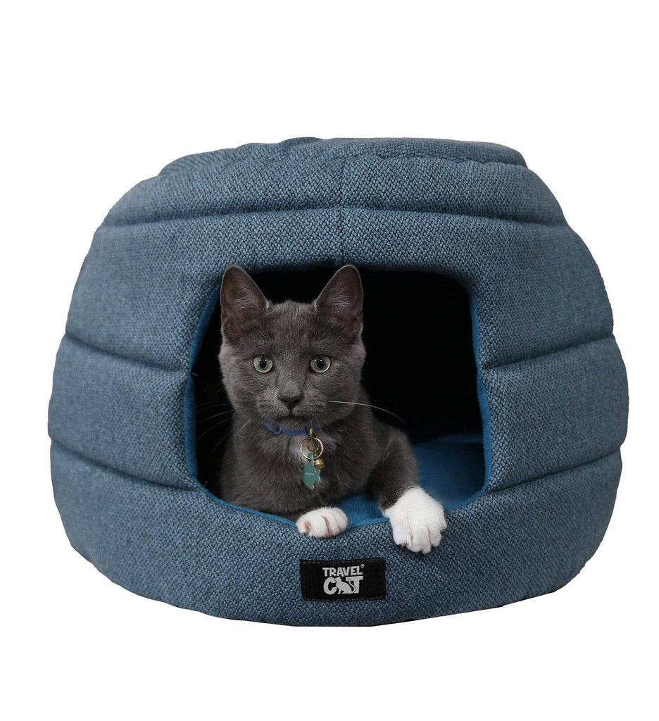 "The Meowbile Home" Convertible Cat Cave Bed