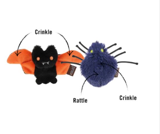 Feline Frenzy Creepy Critters 2pk Catnip Toy Set