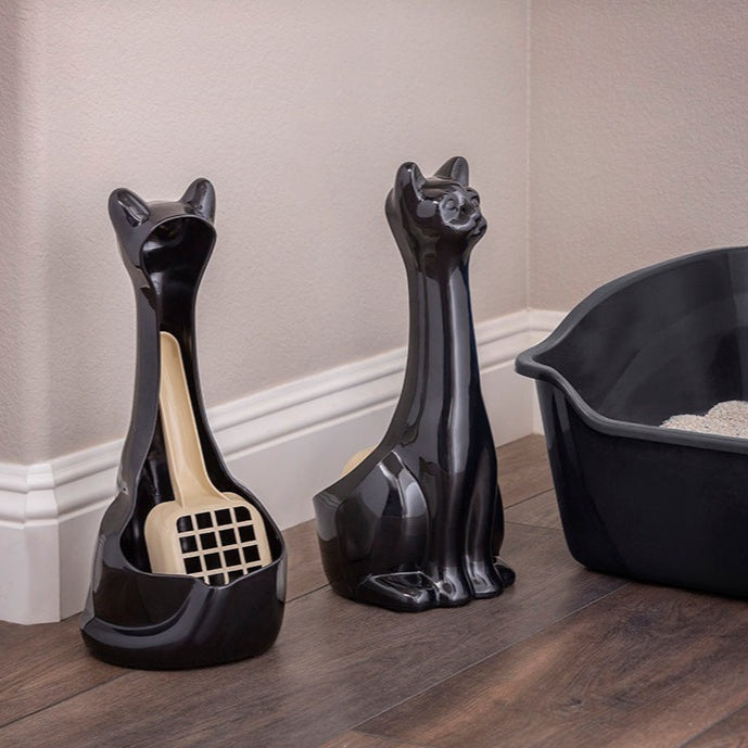 Scoopy the Cat Litter Scoop and Holder Set