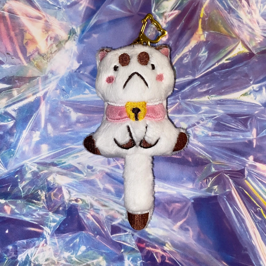 Puppycat Plush Keychain Charm