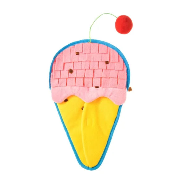HugSmart Sniff 'n' Seek Ice Cream Cat Snuffle Whisker Mat Slow Feeder