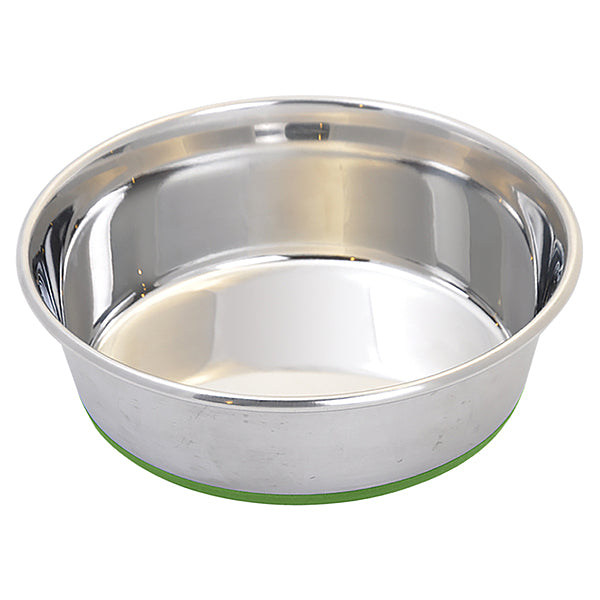 Non-Skid Stainless Steel Cat Dish Weighted