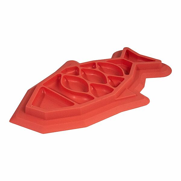 Fishie Fun Feed Mat Slow Feeder Cat Dish