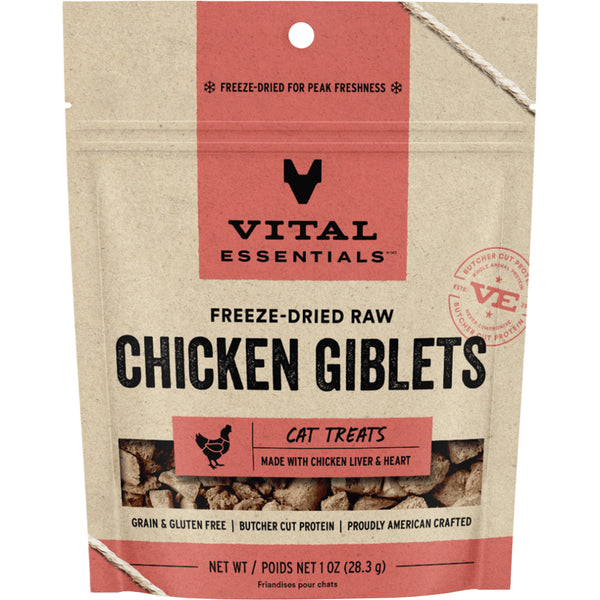 Vital Essentials Freeze-Dried Raw Chicken Giblets