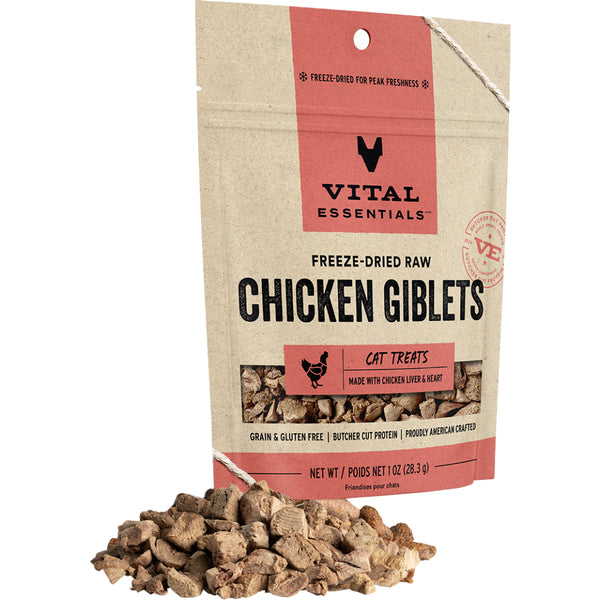 Vital Essentials Freeze-Dried Raw Chicken Giblets
