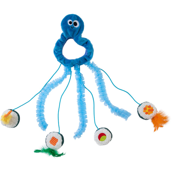 Jellyfish Sushi Door Knob Hanging Catnip Toy