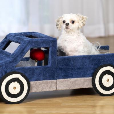 Prevue Pet Kitty-150 Blue Truck Cat Bed