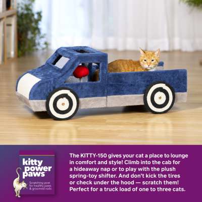 Prevue Pet Kitty-150 Blue Truck Cat Bed