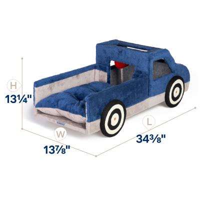 Prevue Pet Kitty-150 Blue Truck Cat Bed