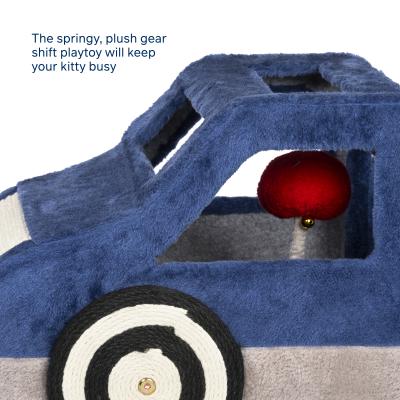 Prevue Pet Kitty-150 Blue Truck Cat Bed