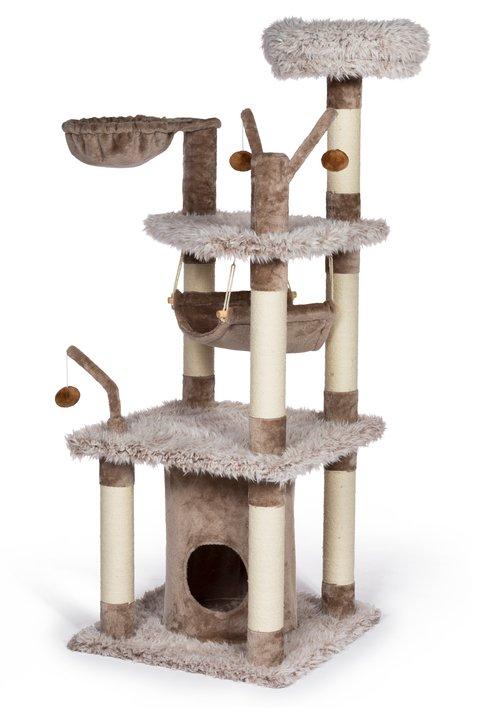 Kitty Power Paws Siberian Mountain Cat Tree Tower Perch with Condo